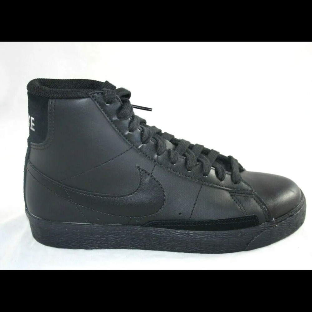 Nike 318705 Blazer Mid  Black Vintage Sneaker  YOUTH SIZE 5.5Y